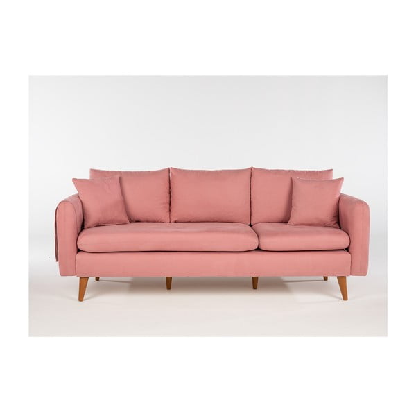 Sofa šviesiai rožinės spalvos 215 cm Sofia – Artie