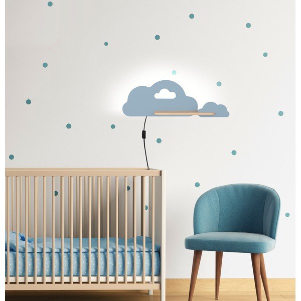 Mėlynas vaikiškas šviestuvas Cloud - Candellux Lighting-image-1