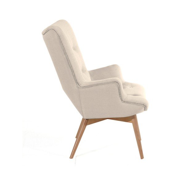 Smėlio spalvos krėslas Max Winzer Aiko-image-4