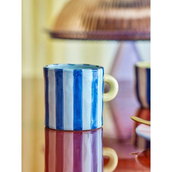 Mėlynos spalvos/rožinės spalvos iš keramikos puodeliai 2 vnt. 250 ml Phoenix – Bloomingville-image-3