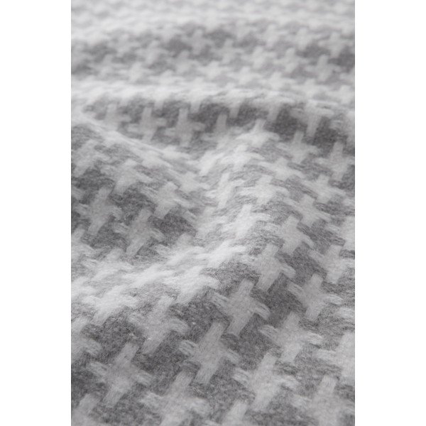 Šviesiai pilkas medvilninis pledas Euromant Pearls, 140 x 160 cm-image-3