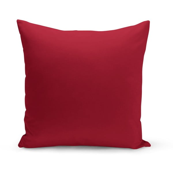 Tamsiai raudona pagalvė Kate Louise Plain, 43 x 43 cm