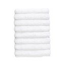 Baltos spalvos iš frote audinio iš medvilnės rankšluostis 50x70 cm Inu – Zone