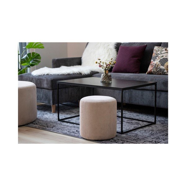 Smėlio spalvos pufas House Nordic Ejby, ø 34 cm-image-3