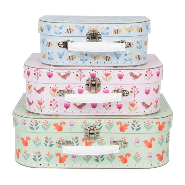 3 "Sass & Belle Woodland Friends" lagaminų rinkinys-image-2