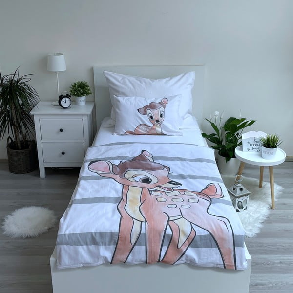 Vaikiška patalynė iš medvilnės vaikiškai lovai 100x135 cm Bambi – Jerry Fabrics-image-1