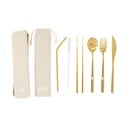 Stalo įrankiai auksinės spalvos iš nerūdijančio plieno 6 vnt. Mimo – Premier Housewares