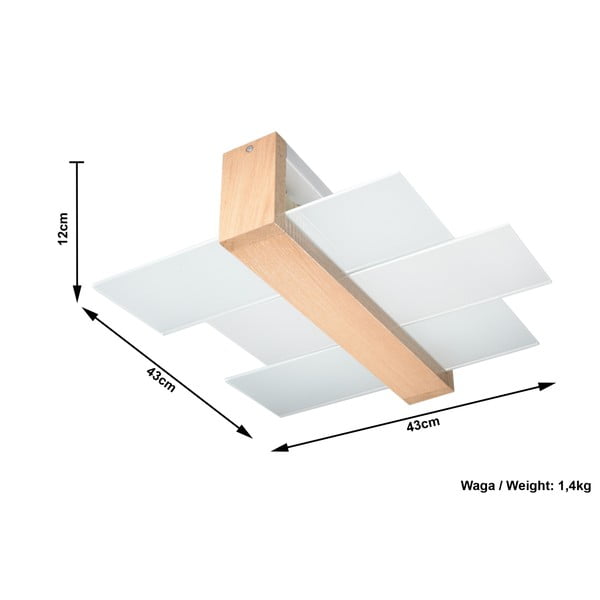 Lubinis šviestuvas Sollux Leda Natural-image-2