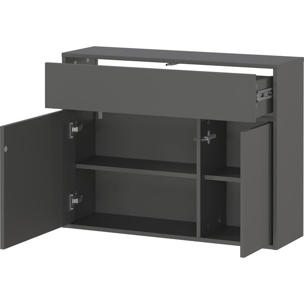 Antracito spalvos spintelė 83x63x25 cm Ameca 2.0 – Germania-image-3