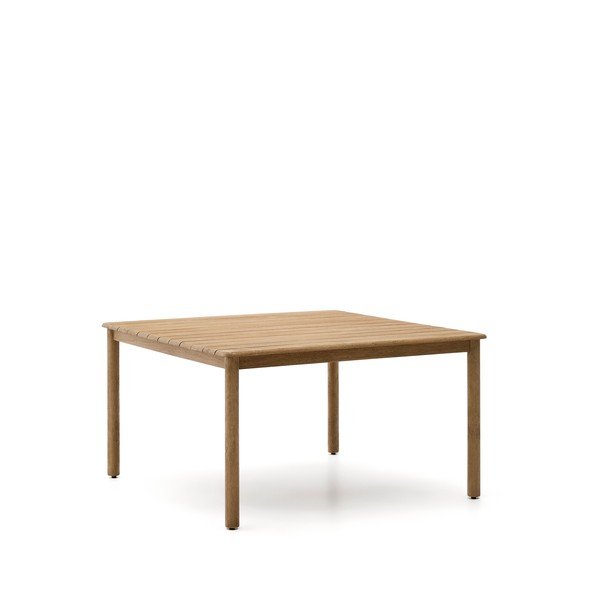 Iš akacijos masyvo sodo valgomojo stalas 135x135 cm Sori – Kave Home