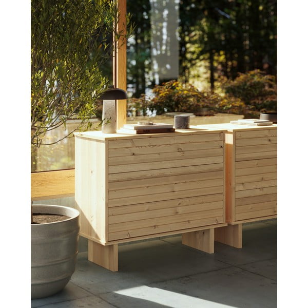 Natūrali komoda iš pušies medienos Karup Design Kommo-image-1