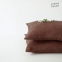 Iš lino pagalvės užvalkalas 50x70 cm Chocolate – Linen Tales