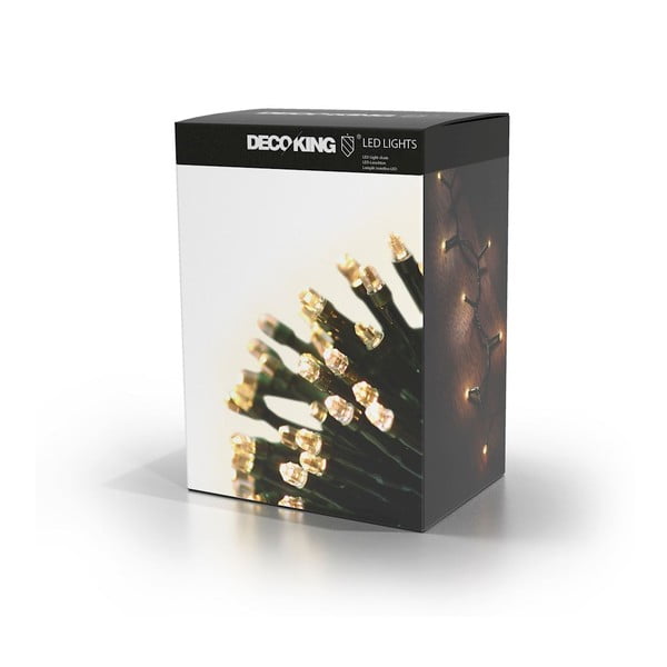 Žalia LED lempučių girlianda DecoKing Basic, 200 lempučių, ilgis 19,93 m-image-2
