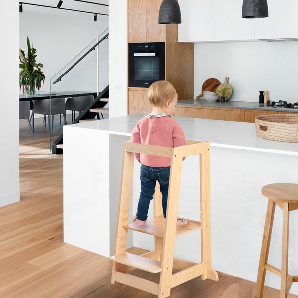 Natūralios spalvos iš bambuko mokymosi bokštas – Roba-image-2