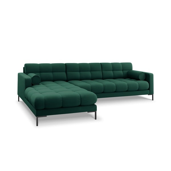 Žalia kampinė sofa Cosmopolitan Design Bali, kampas kairėje-image-3