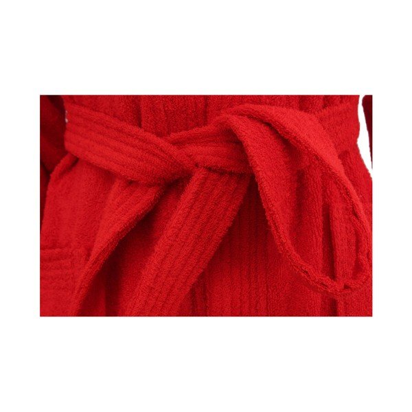 Moteriškas raudonas chalatas Smart, S/M dydis-image-2