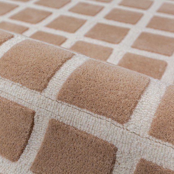 Rankų darbo rožinės spalvos iš vilnos kilimas 140x200 cm Renga Wool – Flair Rugs-image-4