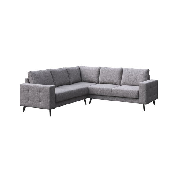 Modulinė kampinė sofa pilkos spalvos Fynn – Ghado-image-2