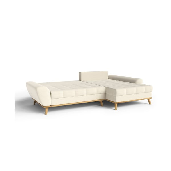 Sulankstoma kampinė sofa kreminės spalvos (su dešiniuoju kampu) Balitco – Ropez-image-2