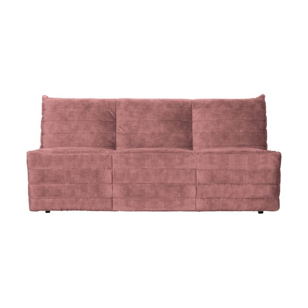 Sofa iš velveto šviesiai rožinės spalvos 160 cm Bag – WOOOD