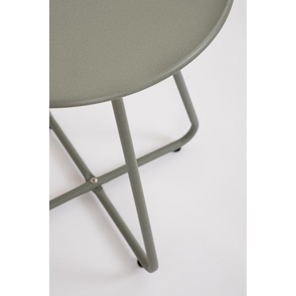 Iš plieno apvalios formos sodo šoninis staliukas ø 45 cm Jable   – Bizzotto-image-2