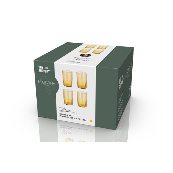 Stiklinės 4 vnt. 280 ml Kusintha – Bitz-image-3