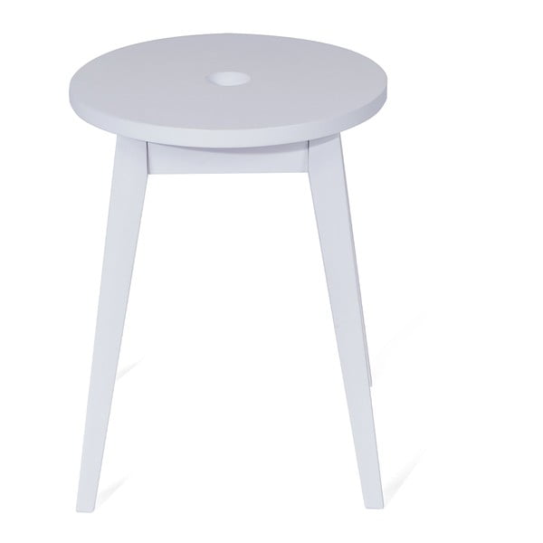 Balta kaučiukmedžio medienos taburetė Club - Bonami Selection-image-1