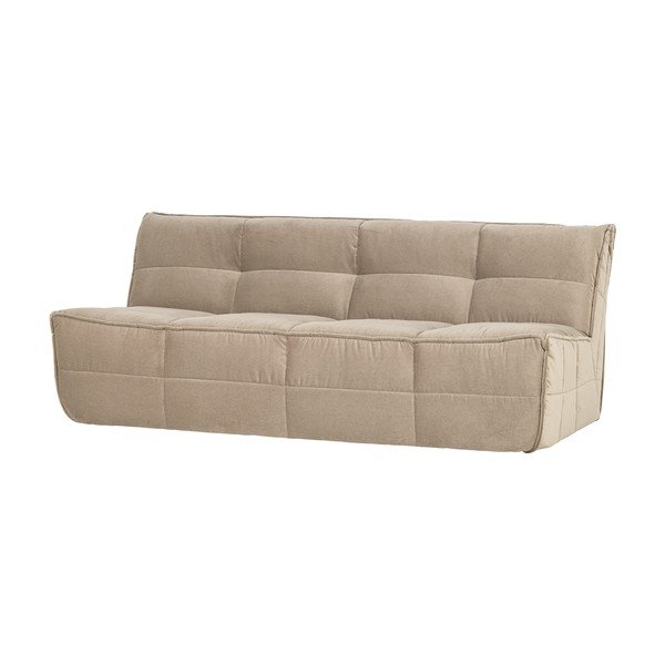 Smėlio spalvos sofa iš velveto 204 cm Cluster – vtwonen-image-2