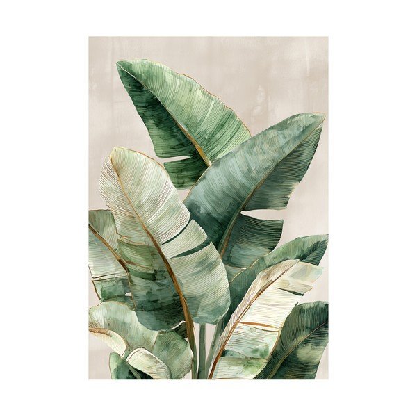 Spausdintas paveikslas tapyba ant drobės 70x100 cm Foliage – Styler