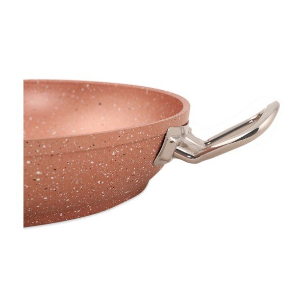 Rožinė aliuminio keptuvė Güral Porselen Classic, ø 22 cm-image-3