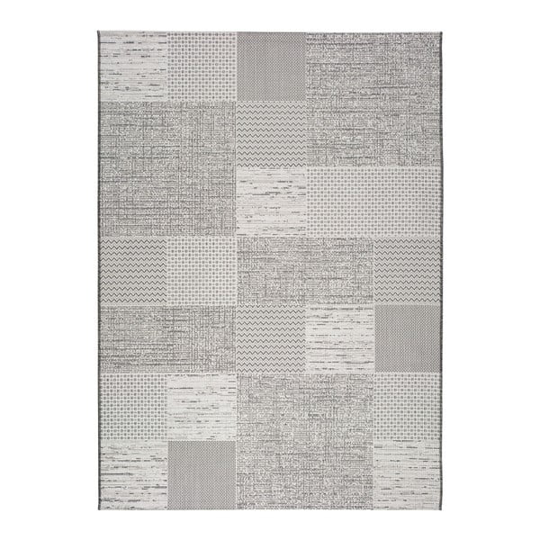 Pilkos ir smėlio spalvos lauko kilimas Universal Weave Mujro, 77 x 150 cm