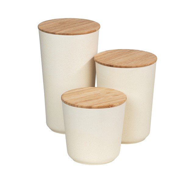 Smėlio spalvos daiktų laikymo dėžutė su bambuiliu dangteliu Wenko Bondy, 500 ml-image-2