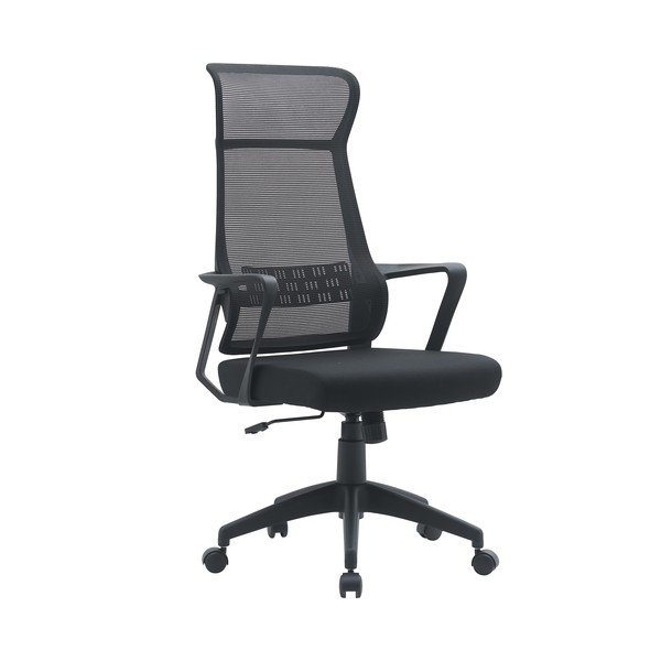 Juodos spalvos iš audinio biuro kėdė Hoboken – Yes Everyday