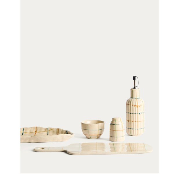 Iš keramikos padėklas 13x32 cm Belor – Kave Home-image-1