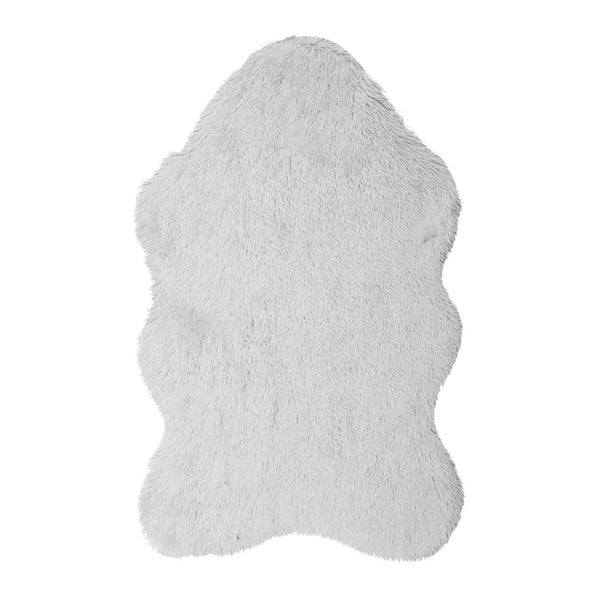 Baltas kailinis kilimas "Ranto Soft Bear", 70 x 150 cm