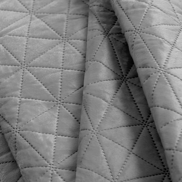 Šviesiai pilka lovatiesė AmeliaHome Laila Silver, 260 x 240 cm-image-3