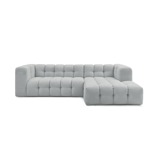 Kampinė sofa šviesiai pilkos spalvos (su dešiniuoju kampu) Cloud – Bobochic Paris