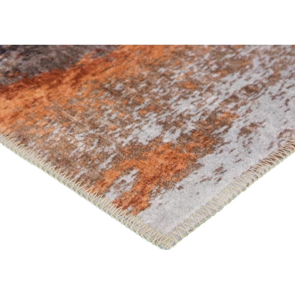 Raudonas ir mėlynas plaunamas kilimas 80x50 cm - Vitaus-image-2