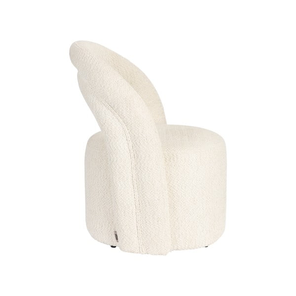 Kreminės spalvos pasukamas iš boucle krėslas Seina – Dutchbone-image-3