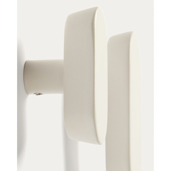 Sieniniai kreminės spalvos iš buko masyvo kabliai 2 vnt. Arely – Kave Home-image-2