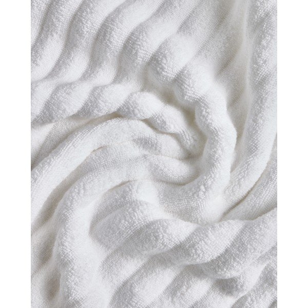 Baltos spalvos iš frote audinio iš medvilnės vonios rankšluostis 70x140 cm Navira – Kave Home-image-4