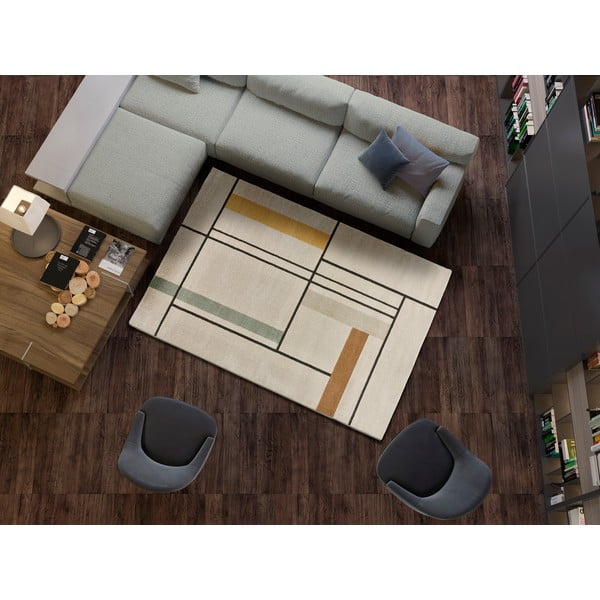 Smėlio spalvos kilimas "Universal Domus", 120 x 170 cm-image-1