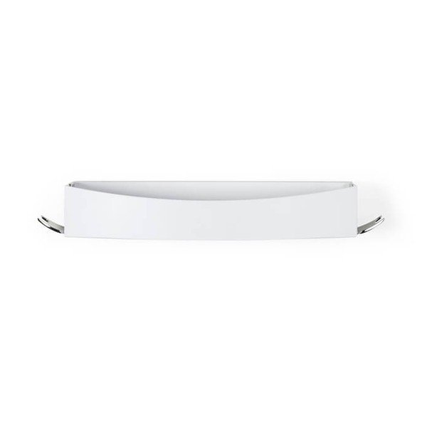 Baltos spalvos sieninė savaime besilaikanti lentyna Compactor Clever Flip Shower Shelf-image-2