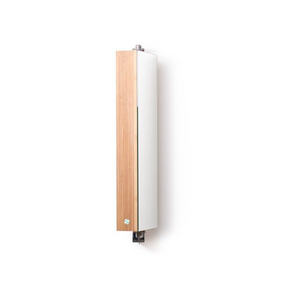 Bambukinė vonios kambario spintelė su veidrodžiu Wireworks Domain Bamboo, aukštis 71 cm-image-3