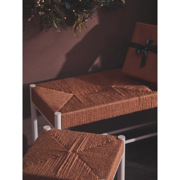 Natūralios spalvos medžio masyvo suolas Bandar – Premier Housewares-image-3