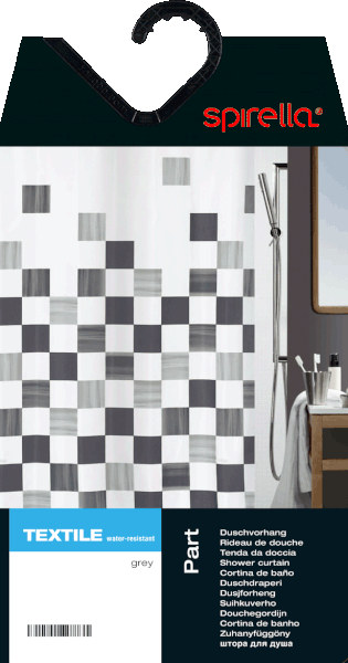 Dušo užuolaida 180x200 cm Part – Spirella-image-1