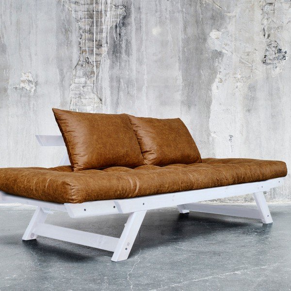 "Karup Vintage Bebop" sofa Cool Grey/Cognac-image-1