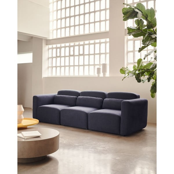 Sofa tamsiai mėlynos spalvos 263 cm Neom – Kave Home-image-1
