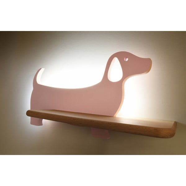 Rožinis vaikiškas šviestuvas Dog - Candellux Lighting-image-1