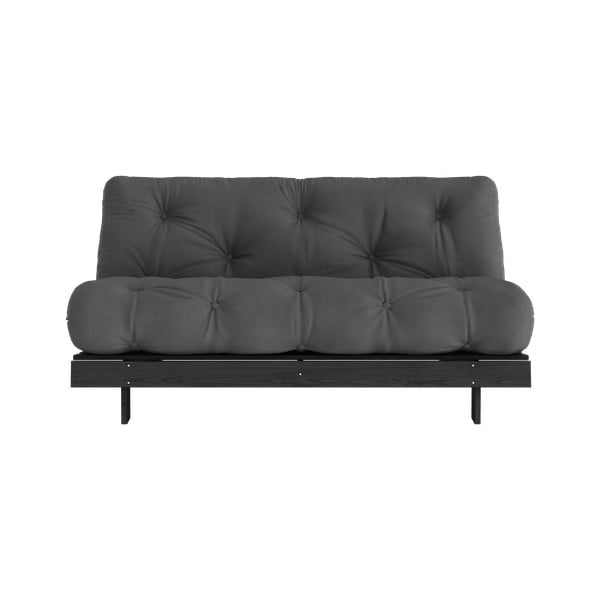 Sulankstoma sofa tamsiai pilkos spalvos 160 cm Roots Black Night – Karup Design-image-3